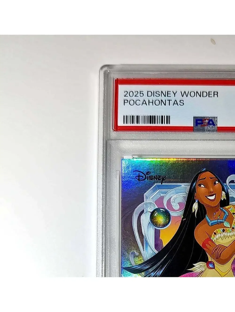 Pocahontas 2025 Topps Disney Cartoon Princess #157 Card Pocahontas PSA 9 MT